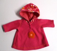 American Girl Bitty Baby Twins 2003 Fall Frolic Deep Pink Flower Hoodie