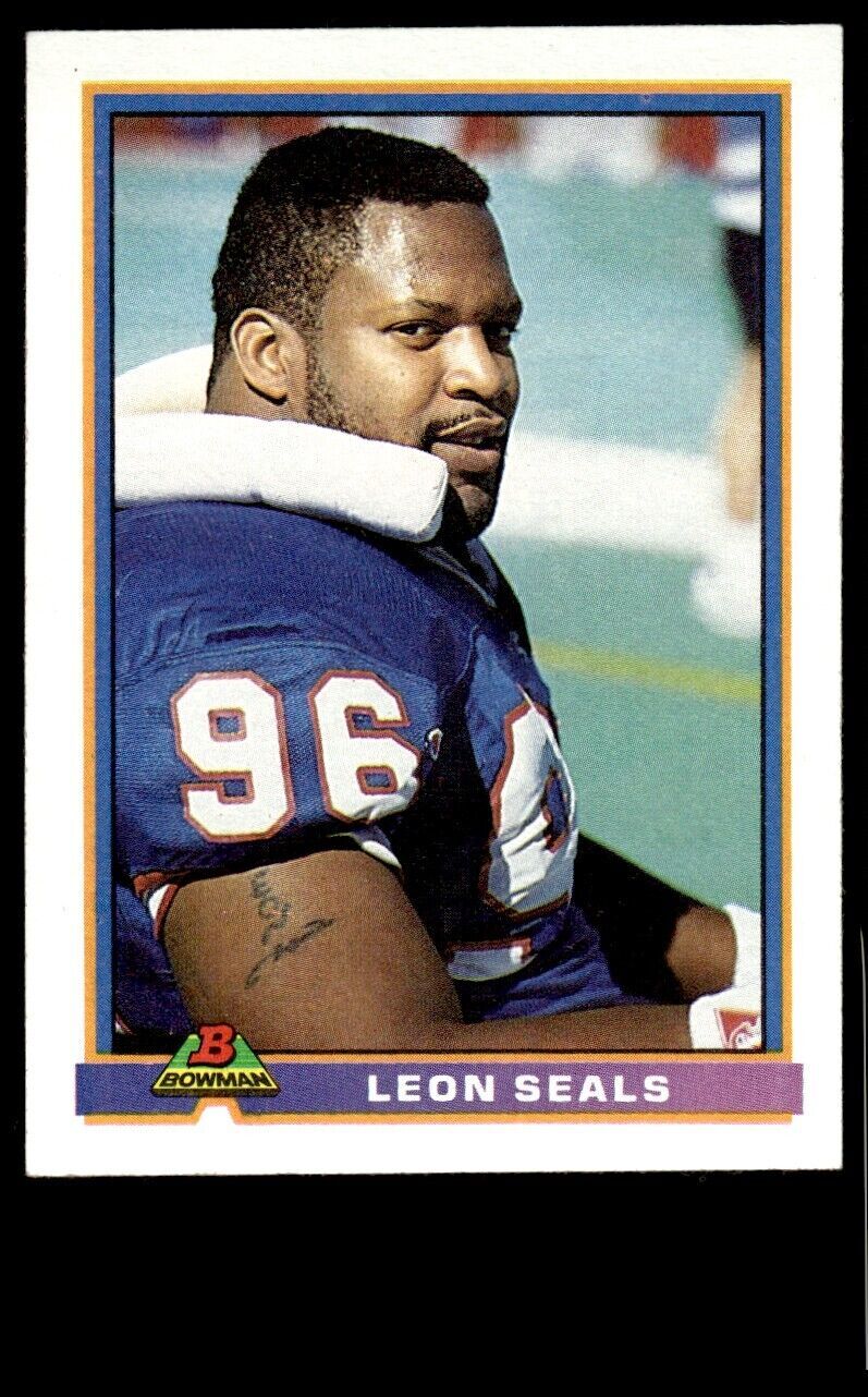 1991 Bowman #34 Leon Seals – Bills