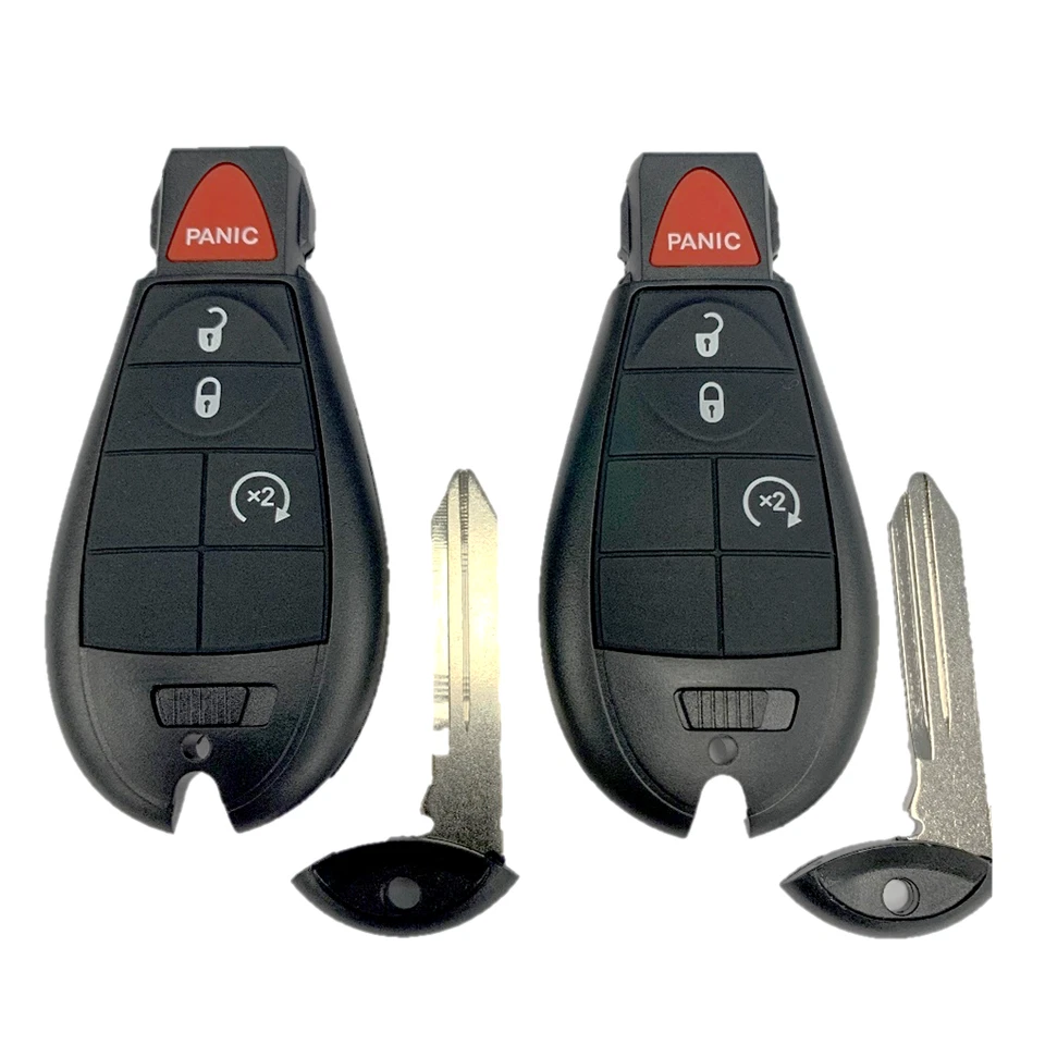 2 fobs de controle remoto sem chave eletrônicos fabricante de equipamento original 4B RS para JEEP CHRYSLER DODGE RAM IYZ-C01C - Imagem 4 de 4