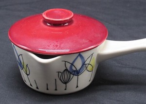 Plat à Gratin Avec Couvercle Vintage Stavangerflint Norvège - Design Inger Waage Flamingo CHEF
