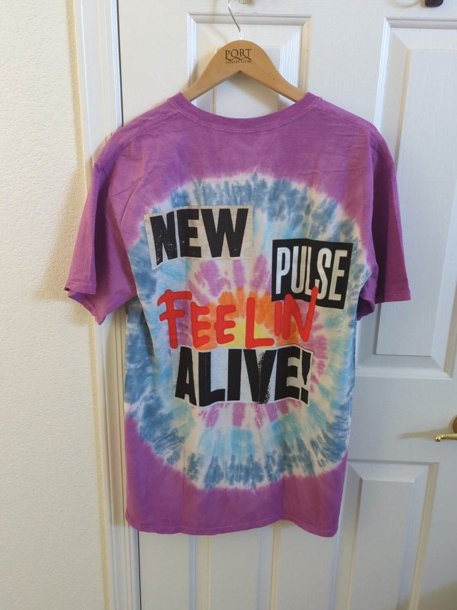 Astroworld Festival Travis Scott タイダイ染め Tシャツ Travis Scott Astroworld Festival Run Tie Dye Tee | eBay