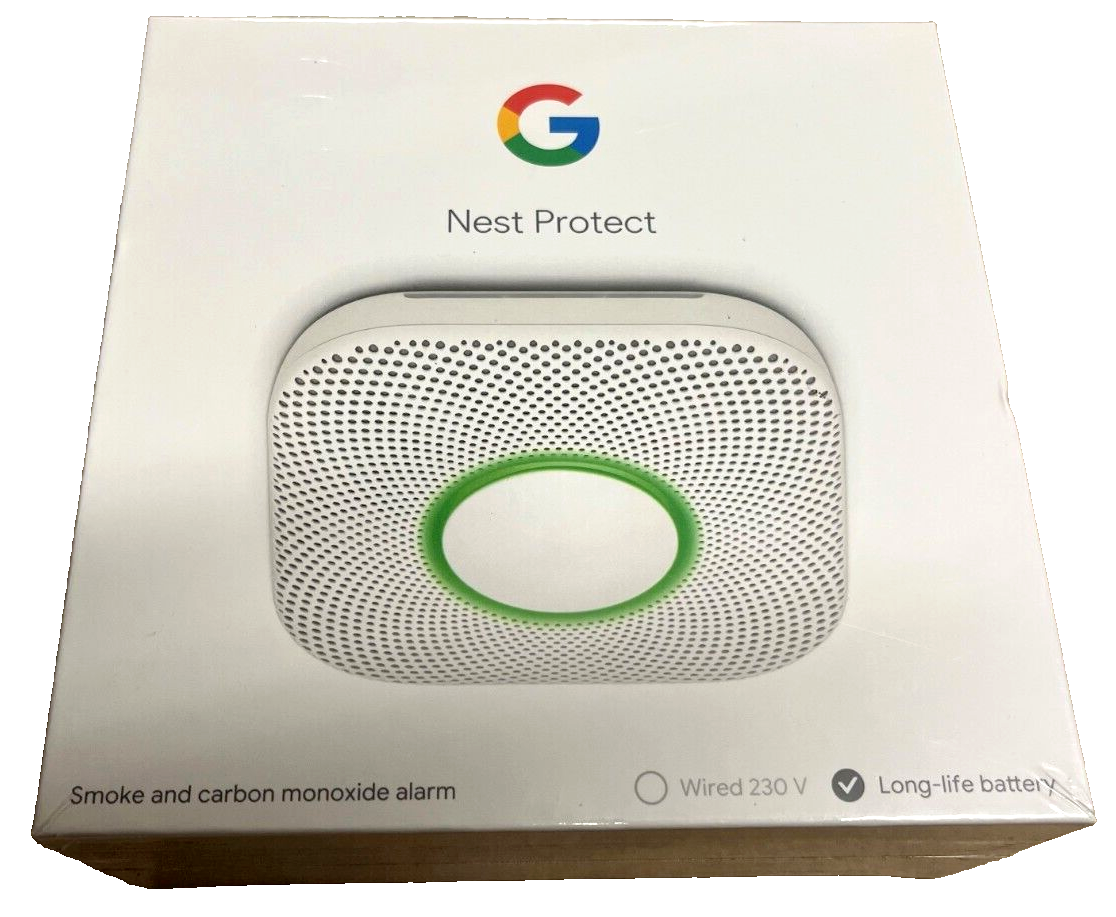 Google Nest Protect 2nd Generation Battery Smoke/CO Detector