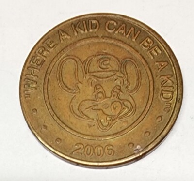 2006 Chuck E. Cheese Token Pizza Entertainment Restaurant Video