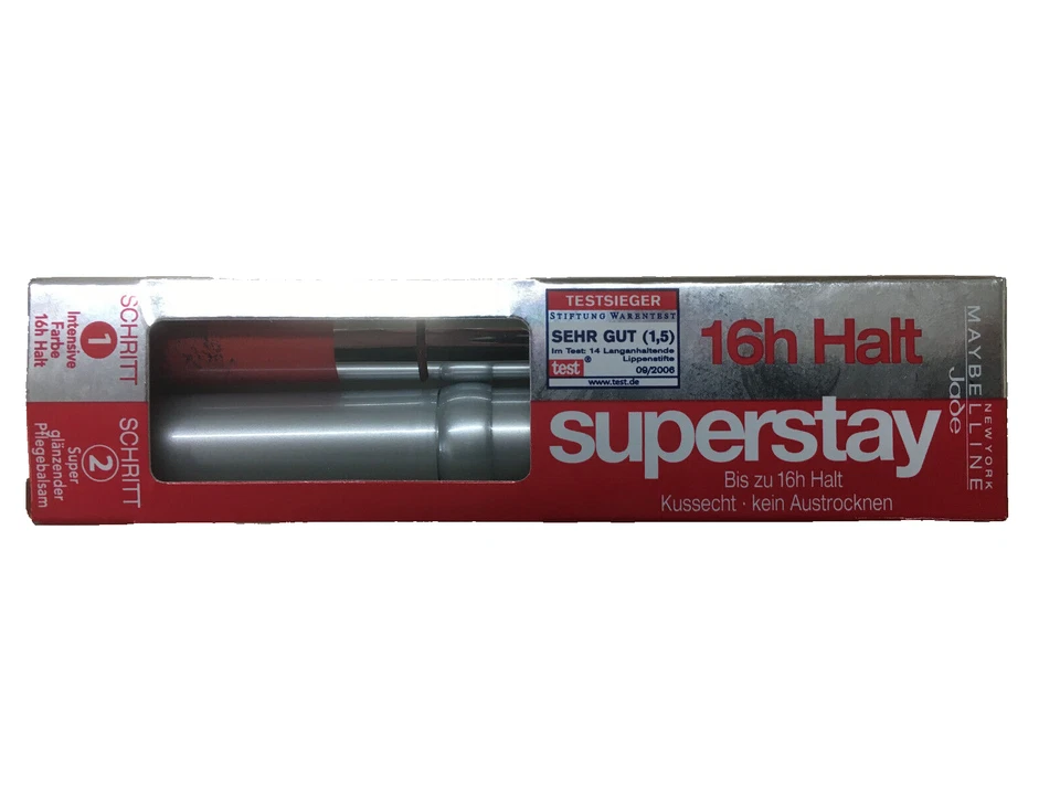 Maybelline Superstay Lipstick 403 Mangue Bruñido Oro + Pflegebalsamstift - Imagen 2 de 3