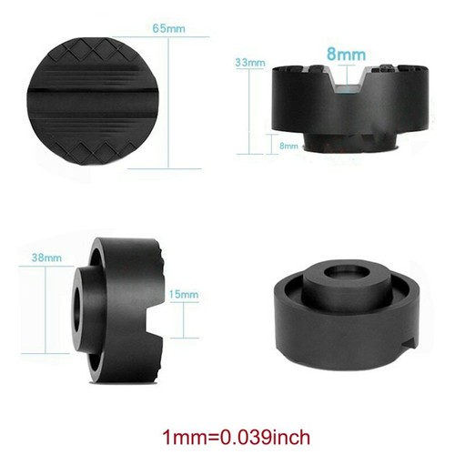 Car Lift Jack Stand Rubber Pads Rubber Slotted Floor Frame Rail Adapter - Bild 4 von 11