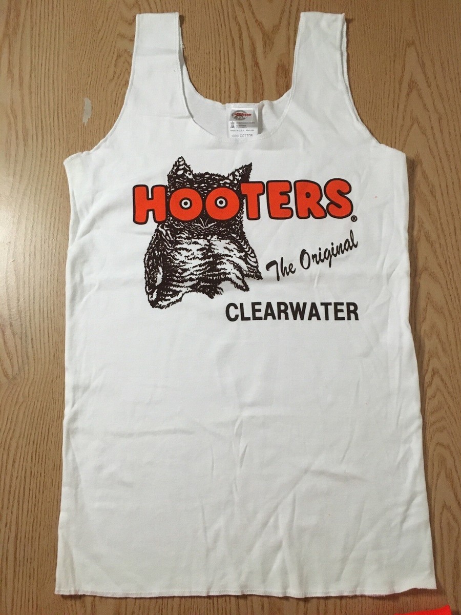 New Hooters Girl Sexy Authentic Uniform White Tank Clearwater FL