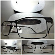 Men's or Women CONTEMPORARY MODERN Style READING EYE GLASSES READERS Black Frame
