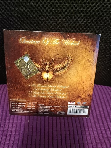 Iced Earth - Overture Of The Wicked Promo Cd 2007 - Bild 2 von 3