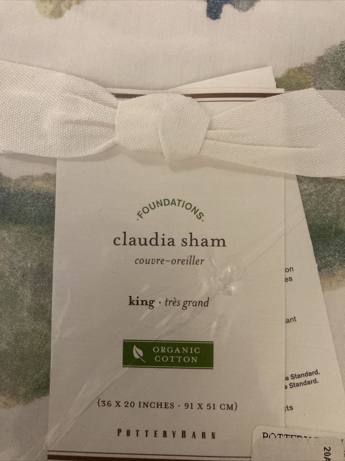 NEW (2) Pottery Barn Claudia Scroll damask Print Pillow KING sham Free Shipping Standard magazynowy