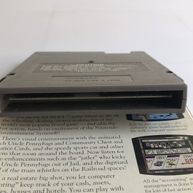 1991 Vintage MONOPOLY Nintendo NES Video Game With Box