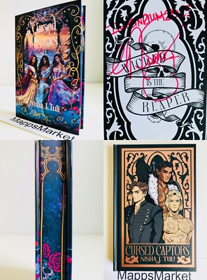 SIGNED IN PERSON Cursed Captors Vol.1 by Nisha J. Tuli SPECIAL EDITION Stenciled