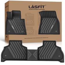 LASFIT Floor Mats for BMW X6 2020-2026 1st & 2nd Row All Weather Floor Liners