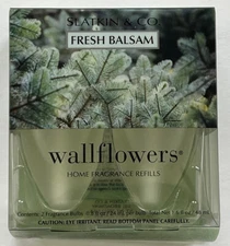Bath & Body Works 2-Pack Wallflowers Home Fragrance Refills ~ Fresh Balsam