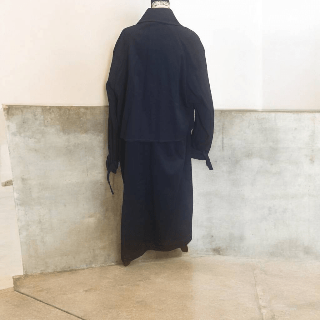 Zara Mens Dark Navy Blue Trench Coat in Size XL MSRP $169 | eBay