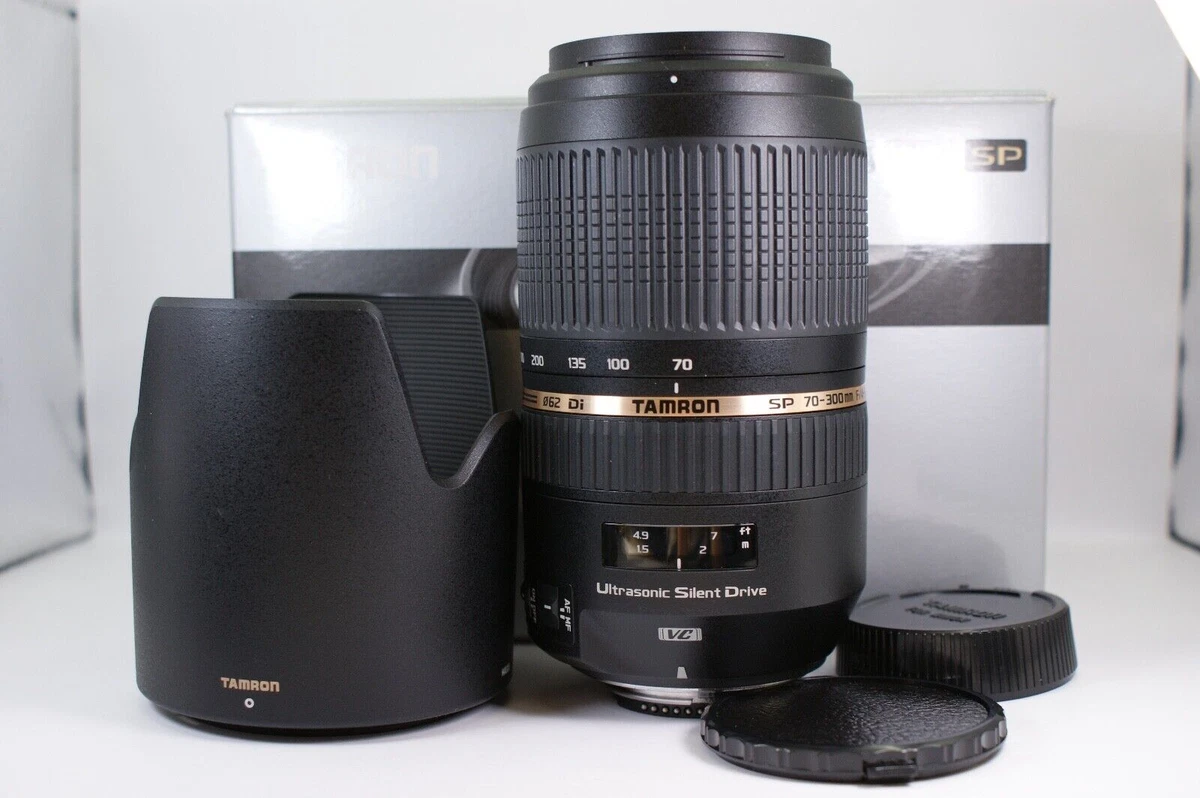 1年保証 美品 TAMRON SP 70-300mm F4-5.6 Di VC USD A030N ニコン-