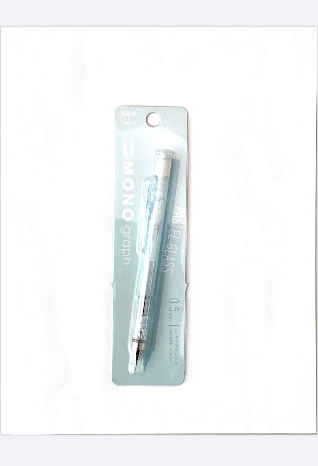 Tombow Mechanical Pencil Pastel Glass MONO Gragh Limited 0.5mm + Free UNI Leads