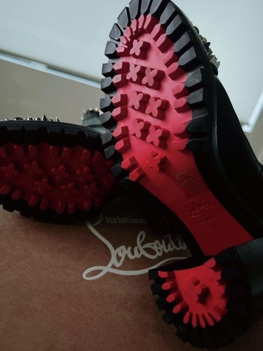 Stivali Chelsea Christian Louboutin Chasse in pelle impreziosita 37 - Foto 4 di 24