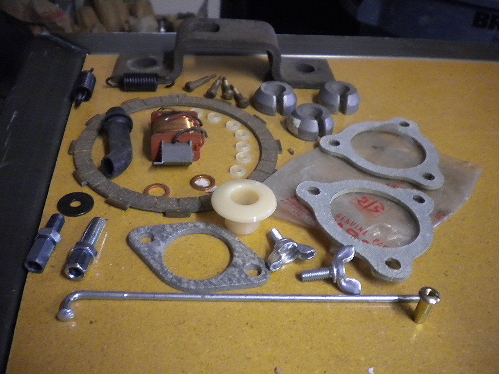 NOS Kawasaki Parts Lot #1 Friction Plate Gaskets Springs Bracket
