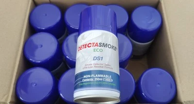 Detectasmoke Smoke Detector Eco DS1 Tester Spray Can Fire Alarm Gas Safe Europe