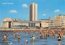 BELGIUM OSTENDE BEACH AND CASINO KURSAAL