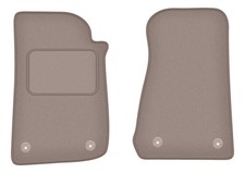 Fußmatten Automatten Vorne Velours Beige für Jeep Wrangler IV 2017-