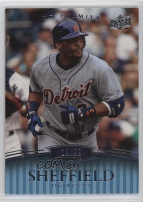 2008 Upper Deck UD Premier 19/99 Gary Sheffield #144 16q7
