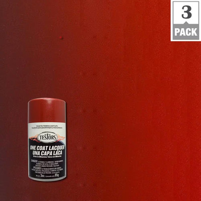 3 Oz. Mythical Maroon Lacquer Spray Paint (3-Pack)