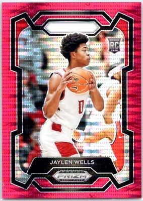 2024 Panini Prizm Draft Picks #31 Jaylen Wells Prizms Red Pulsar #/299