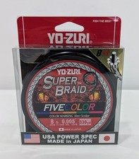 Yo-Zuri SuperBraid 9 Floating Braided Fishing Line - 8lb / 330yd / Five Color