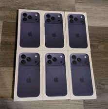 6 Apple iPhone 17 PRO Deep Blue EMPTY BOX ONLY 256GB A3256 w/ Inserts Bulk Lot
