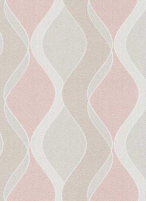Erismann Tapete Vlies Home Gallery 6995-04 Taupe Rosa Beige stylisch Linien