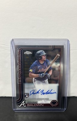 2025 Topps Chrome - Rookie Autographs Drake Baldwin #RA-DBA (AU, RC)