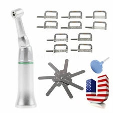 Dental 4:1 Reduction Interproximal Stripping IPR System Handpiece Contra Angle