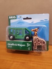 New SEALED 2013 BRIO World Giraffe and Wagon 33724 Sweden