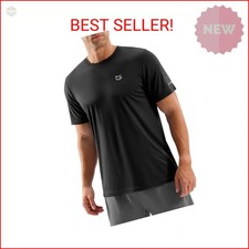 Men's Workout Breathable T-Shirts Dry Fit UPF 50 Sun Shirts Moisture Wicking Co