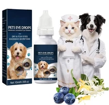 Eye Drops for Pets Bacterial,Viral and Fungal & Infections Dog Cat Treatment US