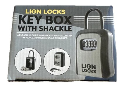 Lock Box Lion Locks  Key Boxs -Combination Hide a Key Lock Box Hide A Key