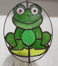 Stained Glass Frog Windchime
