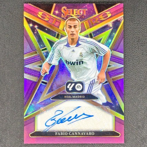 Fabio Cannavaro 2025-26 Panini Select La Liga Auto Select Stars /25 Real Madrid