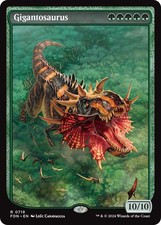 Gigantosaurus [Foil] #185 Prices | Magic Core Set 2019 | Magic Cards