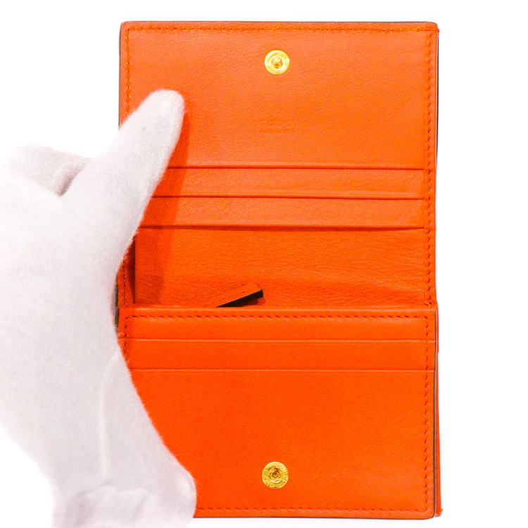 Y0203 GUCCI Ophidia GG Python Compact Wallet Bifo… - image 8