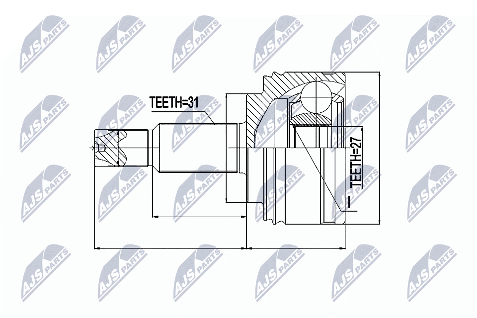 Fits NTY NPZ-RE-041 external joint - Image 5