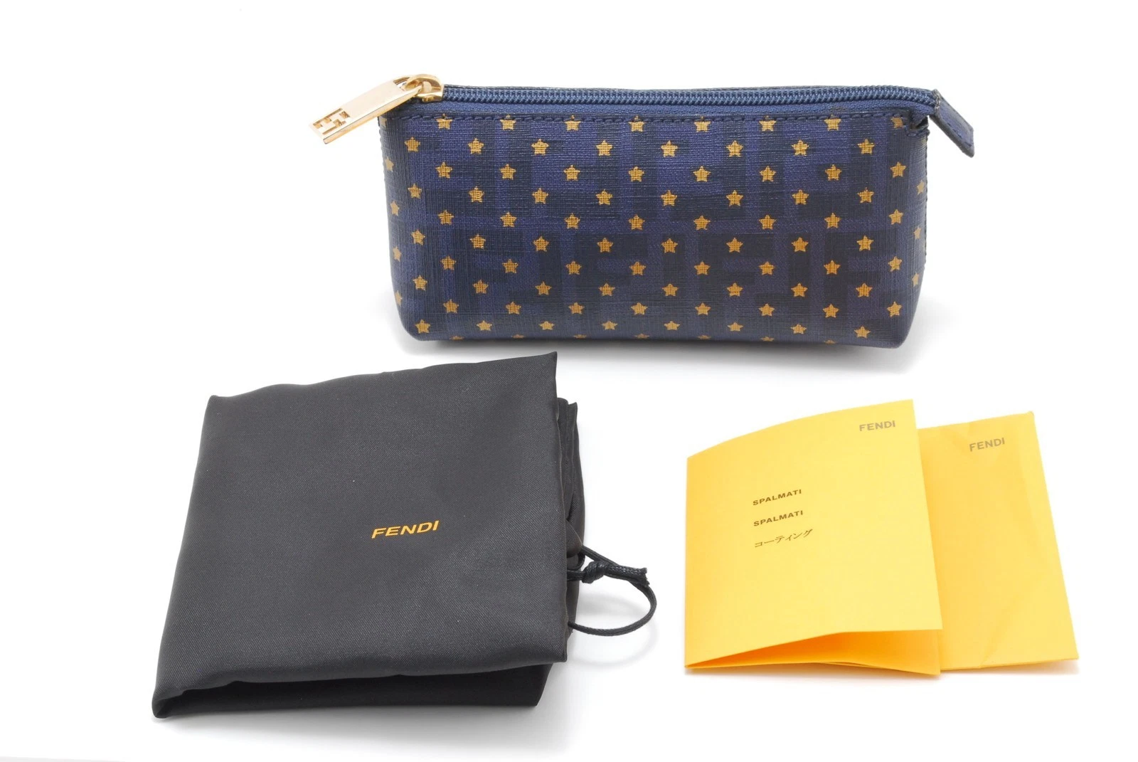 Raro* FENDI zucca star pochette borsello PVC autentico