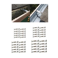 Set of 10 Clip on Gutter Hangers Spare Parts Heavy Duty Sturdy for Gutter Repair