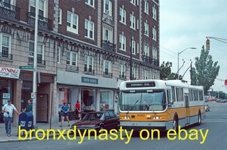 MBTA Flyer 4042 Harvard Original Kodachrome Bus Slide 1998