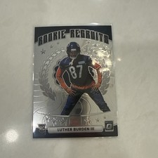 2025 Panini Donruss Optic Luther Burden lll RC Rookie Recruits #6