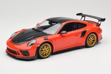Porsche 911 GT3 RS Weissach Lava Orange & Gold 1:18 Minichamps | 153068227