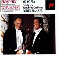 PROKOFIEV Sinfonia Concertante / Yo-Yo Ma (cello), Lorin Maazel (CD, 1992, Sony)