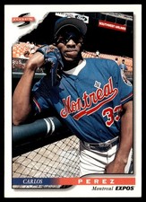 1996 Score Carlos Perez Montreal Expos #132