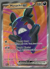 Morpeko ex 102/084 Full Art Ultra Rare Pitch Black Pokemon Card NM